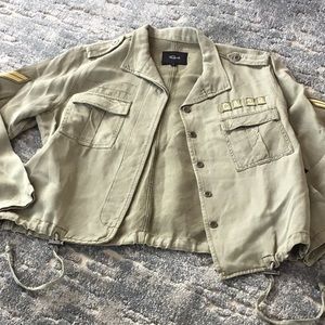 Rails military style jacket